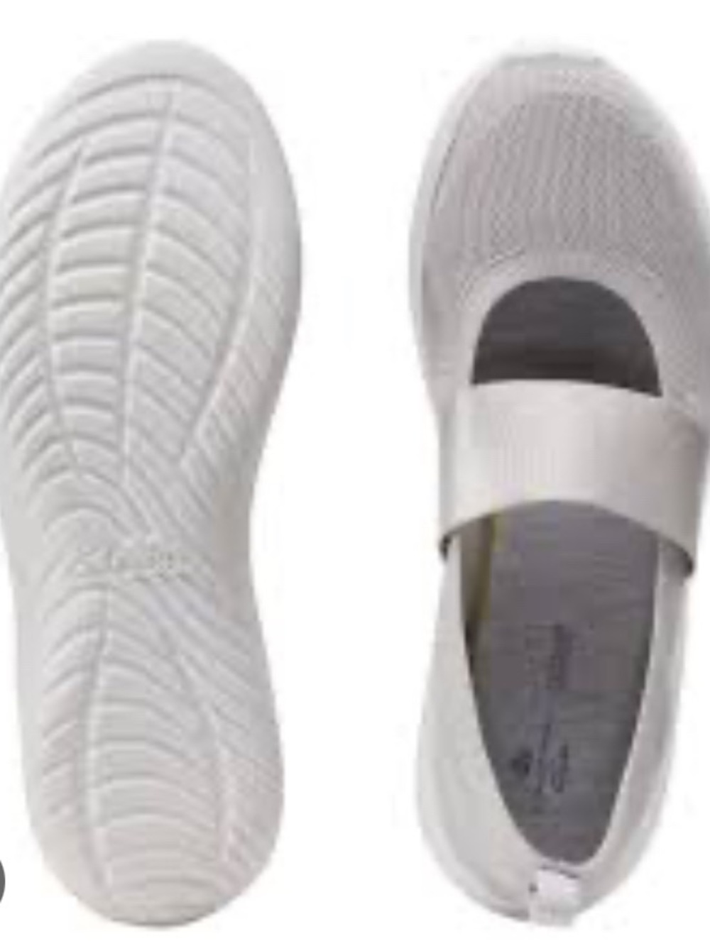 Clarks Cloudsteppers Nova Sol Silver Slip-On Flats 10M | Comfort Shoes